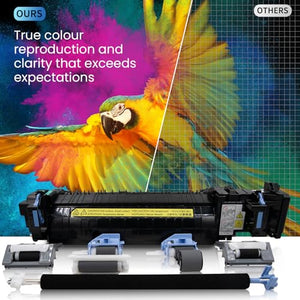 fireinfire B5L35A Fuser Kit Compatible with Color Laserjet M552 M553 M577 - Includes Transfer Roller & Tray