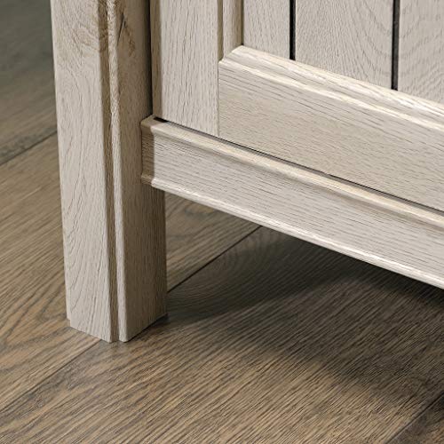Sauder Costa L-Shaped Desk, L: 65.12" x W: 65.12" x H: 30.0", Chalked Chestnut