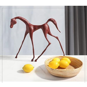 BinOxy Retro Chinese Abstract Horse Desktop Decoration