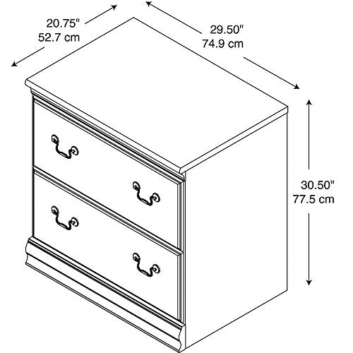 Bush Furniture Birmingham Lateral File Cabinet in Antique Black