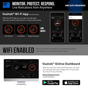 VAULTEK RS Series WiFi Biometric Rifle Safe Multiple Firearm Storage Smart Safe with Alerts to Smartphone Auto-Open Door and Rechargeable Battery (RS800i)