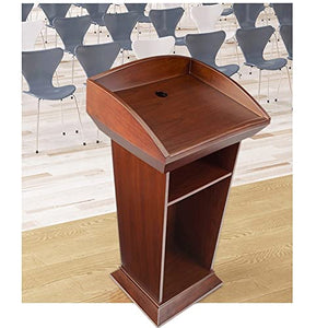 None Hardwood Standing Full Lectern