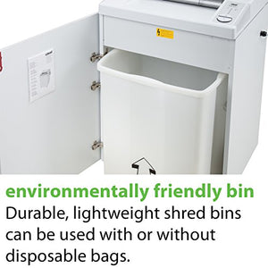 ideal. 2465 Continuous Operation Cross Cut Deskside Paper/Credit Card Shredder, 9-11 Sheet, 9 Gal. Bin, 3/4 HP Motor, P-5 Security Level