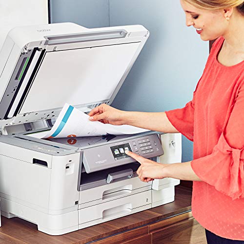 Brother Inkjet Printer, MFCJ6945DW, INKvestment Color Inkjet All-in-One Printer with Wireless, Duplex Printing and Up to 1-Year of Ink in-Box, Amazon Dash Replenishment Enabled