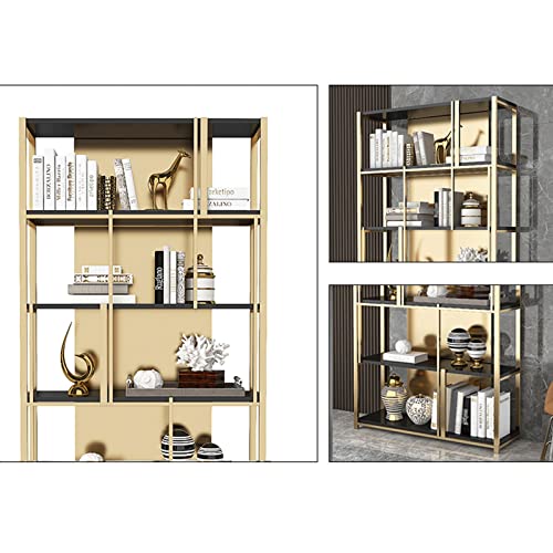 HARAY Metal Stainless Steel Bookshelf Floor Display Stand 120cm