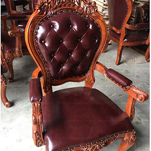Video Game Chairs Home Office Desk Chairs Office Chairs with Lumbar Support Office Chairs & Sofas Luxurious Home Office Chair,Leather Executive Side Chair Reception Chair with Frame Finish Ergonomic L