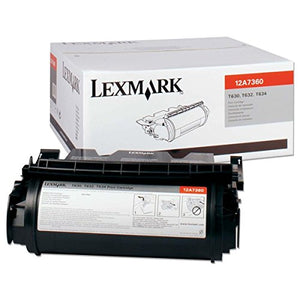 Lexmark - 12A7360 Toner 5000 Page-Yield Black "Product Category: Imaging Supplies And Accessories/Copier Fax & Laser Printer Supplies"