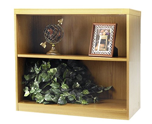 Mayline AB2S36LMA Aberdeen Bookcase, 2 Shelf, Maple Tf