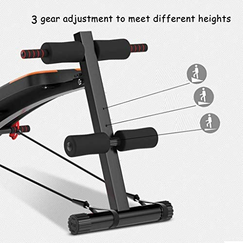 WJFXJQ Sit Up Bench Ab Bench Crunch Board Slant Board Adjustable Workout Fitness Equipment for Toning and Strength Training