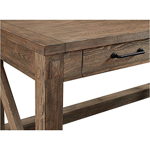 Avondale Writing Desk - 58"W Weather Oak Laminate Finish Dimensions: 58"W x 28"D x 31"H Weight: 202 lbs