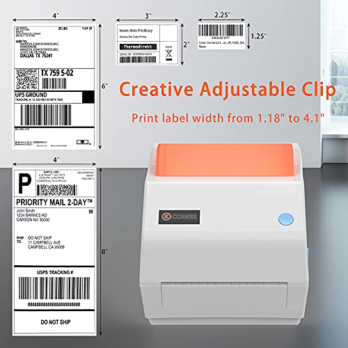 Comer Shipping Label Printer 4×6 -Commercial Direct Thermal Printer High Speed Barcode Label Maker Machine Compatible with Windows Mac Linux for Warehouse Ebay Amazon USPS FedEx DHL