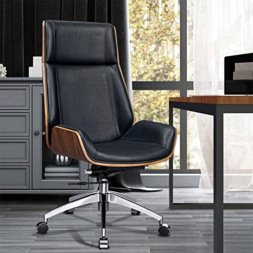 QZWLFY Executive Office Chair High Back Reclining Leather - Big and Tall Ergonomic Desk Chair