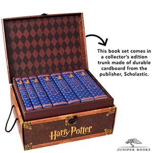 Harry Potter Ravenclaw House Boxed Set | Seven-Volume Hardcover Book Set with Custom Designed Juniper Books Dust Jackets | Author J.K. Rowling