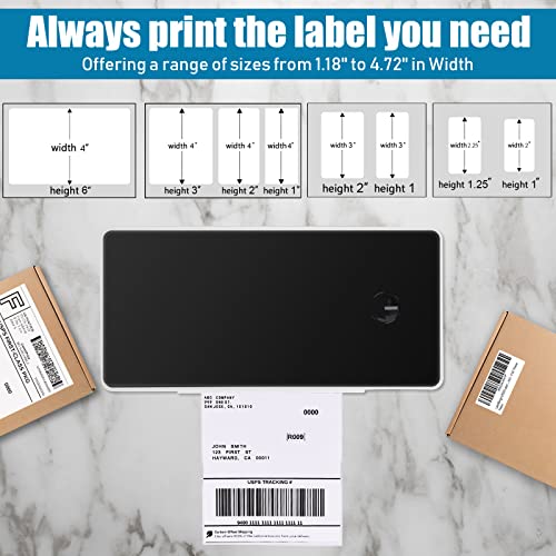 LabelRange 300DPI Resolution Thermal Label Printer - Commercial Grade Shipping Label Printer 4x6,Support Amazon Ebay Paypal Shopify Etsy Shipstation and More on Windows&Mac