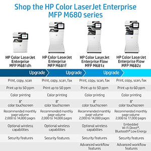 HP Color LaserJet Enterprise Flow MFP M681z | Streamline complicated workflows | Fast scan speeds | Built-in OCR software (J8A13A)