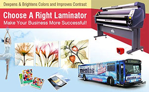 POVOKICI 110V 63in Wide Format Laminator Machine, Enhanced Version Heat Assisted Cold Laminator