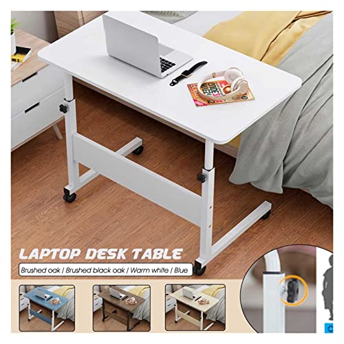 JKXWX Mobile Table Laptop Cart Rolling Desk Portable Caster Cart Blue