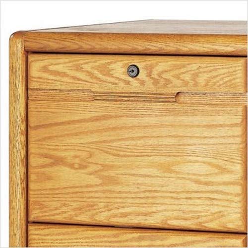 Martin Furniture Contemporary 4 Drawer File Cabinet, Fully Assembled