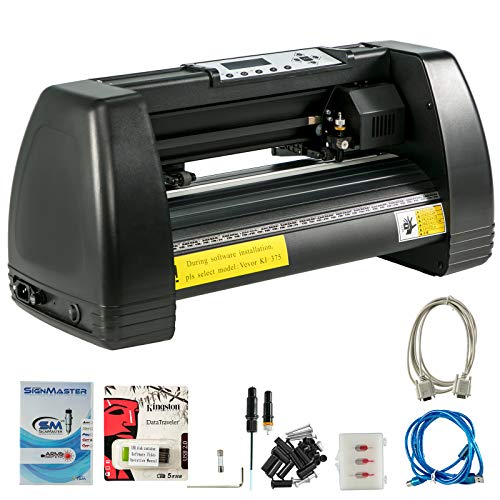 VEVOR Vinyl Cutter 14 Inch Plotter Machine 350mm Paper Feed Vinyl Cutter Plotter Signmaster Software Sign Making Machine (14Inch Style 2)