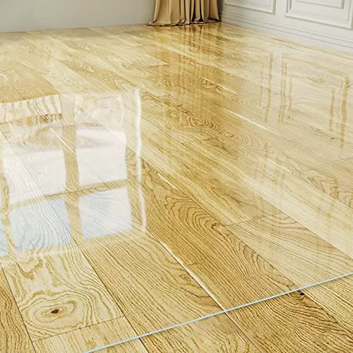 IHIPPO Clear Plastic Carpet Protector Chair Mat for Hardwood Floor - 2MM Vinyl Runner