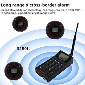 Retekess TD159 Restaurant Pagers Long Range - 10 Waiting Buzzers for Warehouse