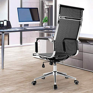 Generic Mesh Office Conference Swivel Chair - Wine Red, Mid Back