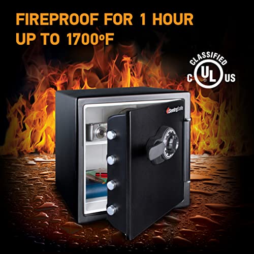 SentrySafe SFW123CS Lock Boxes Fireproof Waterproof, Dial Combination Safe