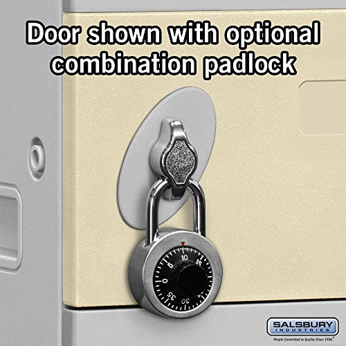 Salsbury Industries 90368TN-U Ten Tier 38.25-Inch Wide 738.25-Inch High 18-Inch Deep Unassembled Plastic Locker, Tan Brown