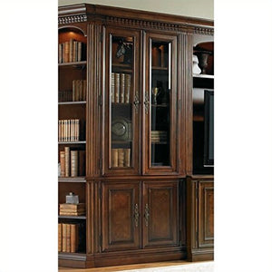 Hooker Furniture European Renaissance II Glass Door Bookcase in Cherry