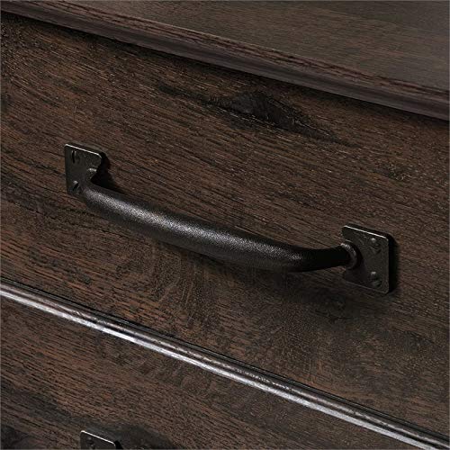 2 Piece Home Office Set with Computer Desk and File Cabinet in Coffee Oak