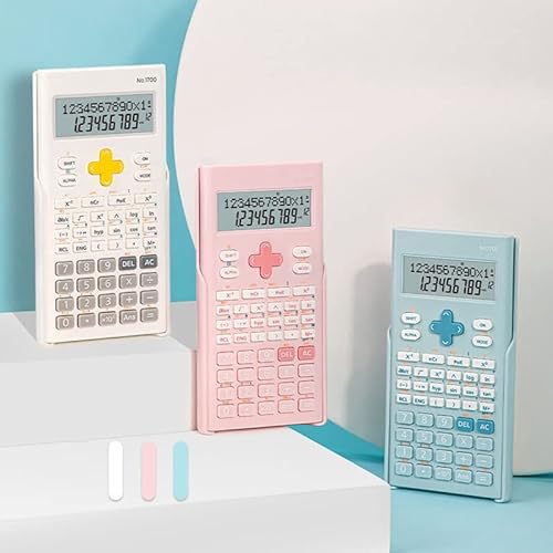 WYXBY Scientific Function Calculator Mini Portable Two-line Display Cute Calculator