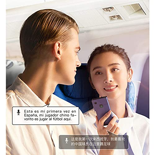 UsmAsk Language Translator Device - 9 Offline & 63 Real-time Languages - Portable Voice Translator (Black)