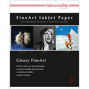 Hahnemuhle Pearl Photo Rag, 100 % Cotton Rag, Natural White Inkjet Paper, 320 g/mA, 17x22", 25 Sheets