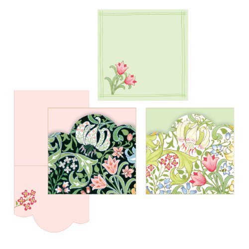 V&A William Morris Evening Lily Gift Notes