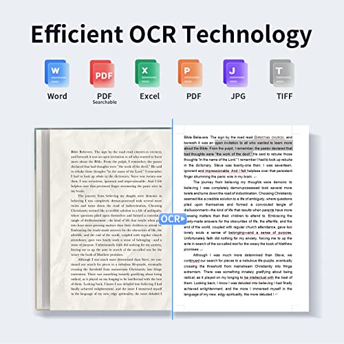 CZUR ET16 Plus Advanced Book & Document Scanner with Auto-Flatten & Deskew Tech