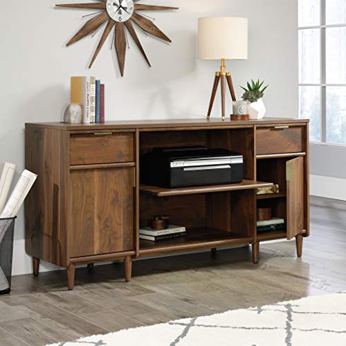Sauder Clifford Place Credenza, Grand Walnut Finish