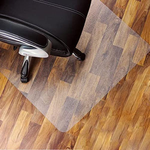HOBBOY Hard-Floor Chair Mat for Hard Wood Floors - Clear PVC Heavy Duty Floor Protector - Easy Clean - Multiple Sizes
