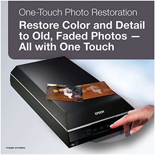 Epson Perfection V600 Flatbed Scanner - USB - 48-bit Color - 16-bit Grayscale