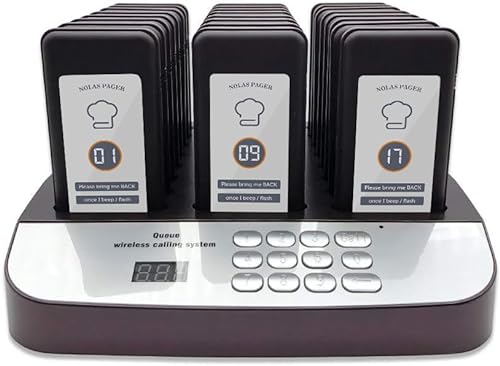 Corum Security NOLAS Social Distancing Pagers - Long Range Queue Management System