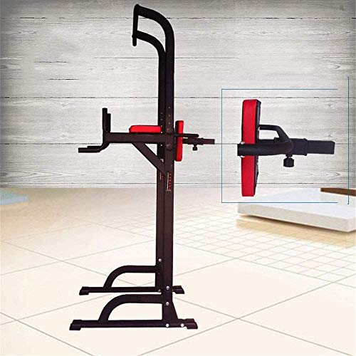 HMBB Strength Training Equipment Strength Training Dip Stands Multi Function Pull Up Bar Dip Station for Streorngth Training Wkout Abdominal Exercise Full Body Strength Training