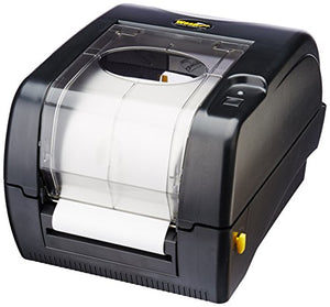 Wasp WPL305 Monochrome Direct Thermal Label Printer with Reflective Media Sensor, 5 in/s Print Speed, 203 dpi Print Resolution, 4.25" Print Width, 110/220V AC