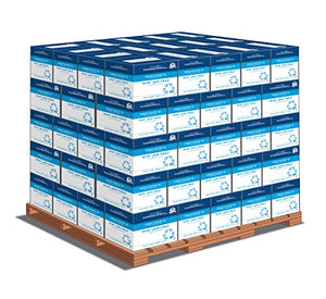 Hammermill Paper, Great White Copy, 30% Recycled , 20lb, 8.5x11, Letter, 92 Bright 2500 Sheets / 80 Cartons Per Pallet Pricing, 200,000 Sheets (86710PLT), Made In The USA