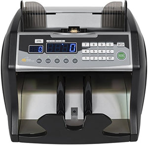 Royal Sovereign High-Speed Bill Counter, Counterfeit Detection (UV, MG, IR), Front Load (RBC-1003BK)