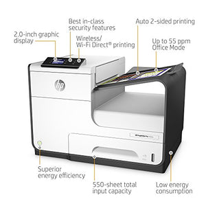 HP PageWide Pro 452dw Color Business Printer, Wireless & 2-Sided Duplex Printing (D3Q16A)