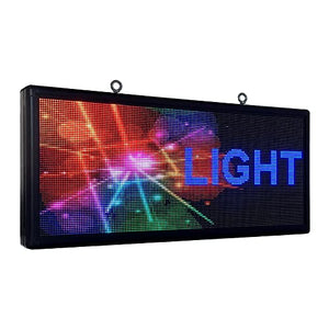 P6 led sign 40" x 18" outdoor full color with high resolution programmable led scrolling display