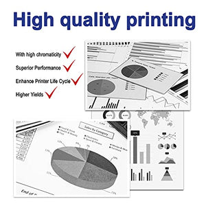 Compatible 5 Pack Remanufactured 62XL Ink Cartridge Replacement for HP Officejet 258 Mobile Printer Officejet 5740 5741 5742 5743 5744 5745 5746 8040 Envy 5646 Printer (3 Black+2 Tri-Color)