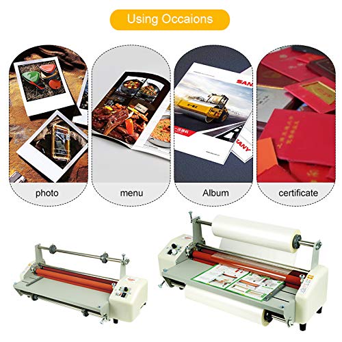 Welljoin NEW 17.5" Laminator Four Rollers Roll Laminating Machine Hottest8460T