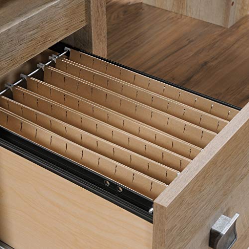 Sauder 422884 Cannery Bridge L-Desk, Lintel Oak Finish