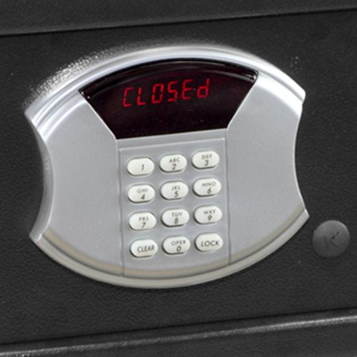 Honeywell Safes & Door Locks - 5105 Low Profile Steel Security Safe with Hotel-Style Digital Lock, 1.14-Cubic Feet, Black