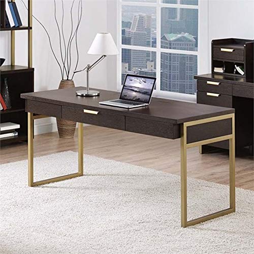 Beaumont Lane Writing Desk in Dark Mocha